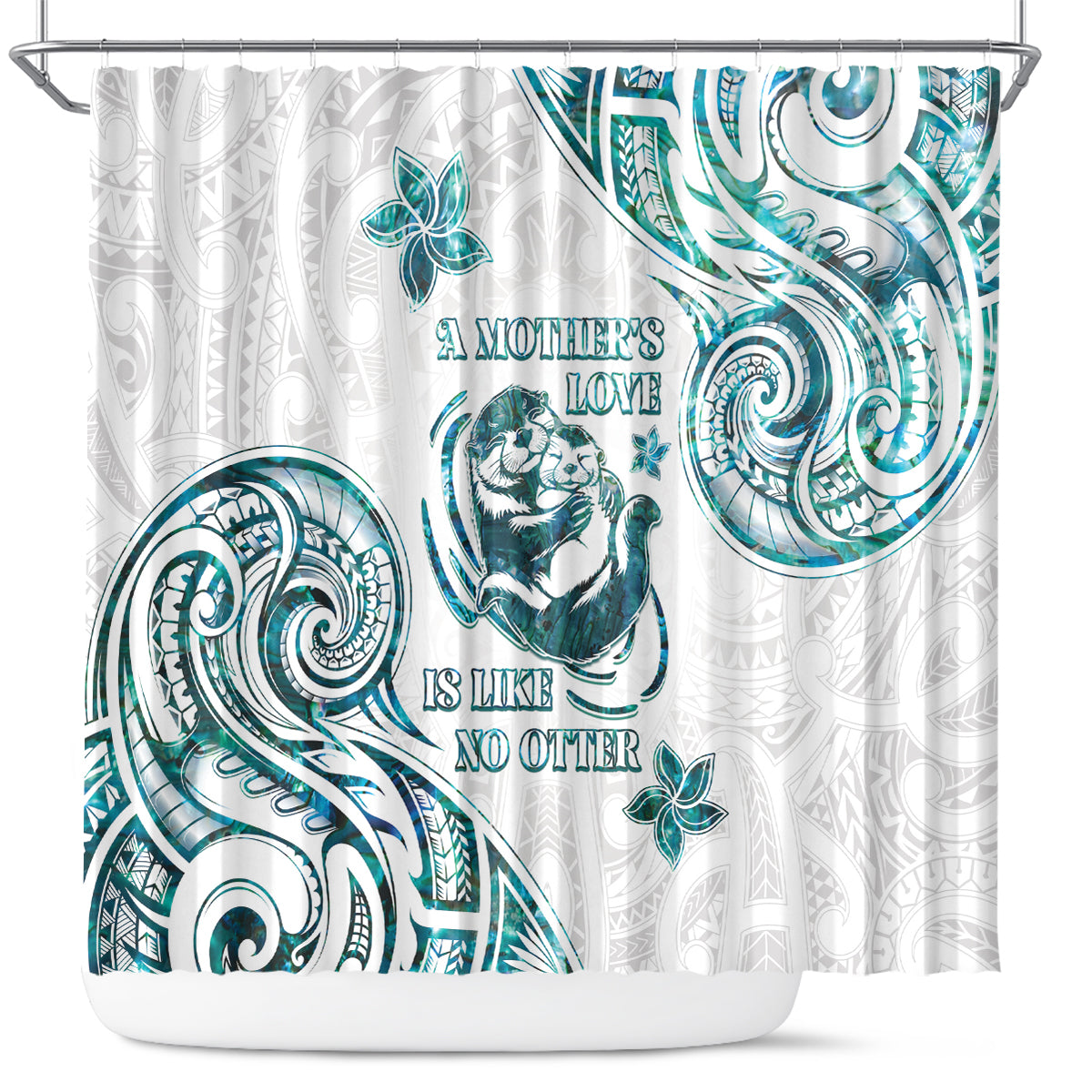 New Zealand Aotearoa Hari Ra Mama Shower Curtain A Mother's Love Is Like No Otter