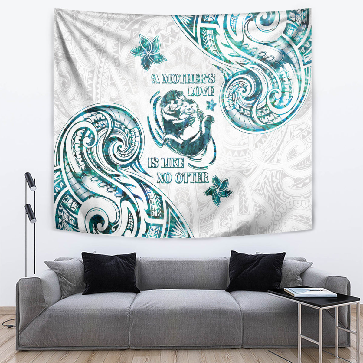 New Zealand Aotearoa Hari Ra Mama Tapestry A Mother's Love Is Like No Otter