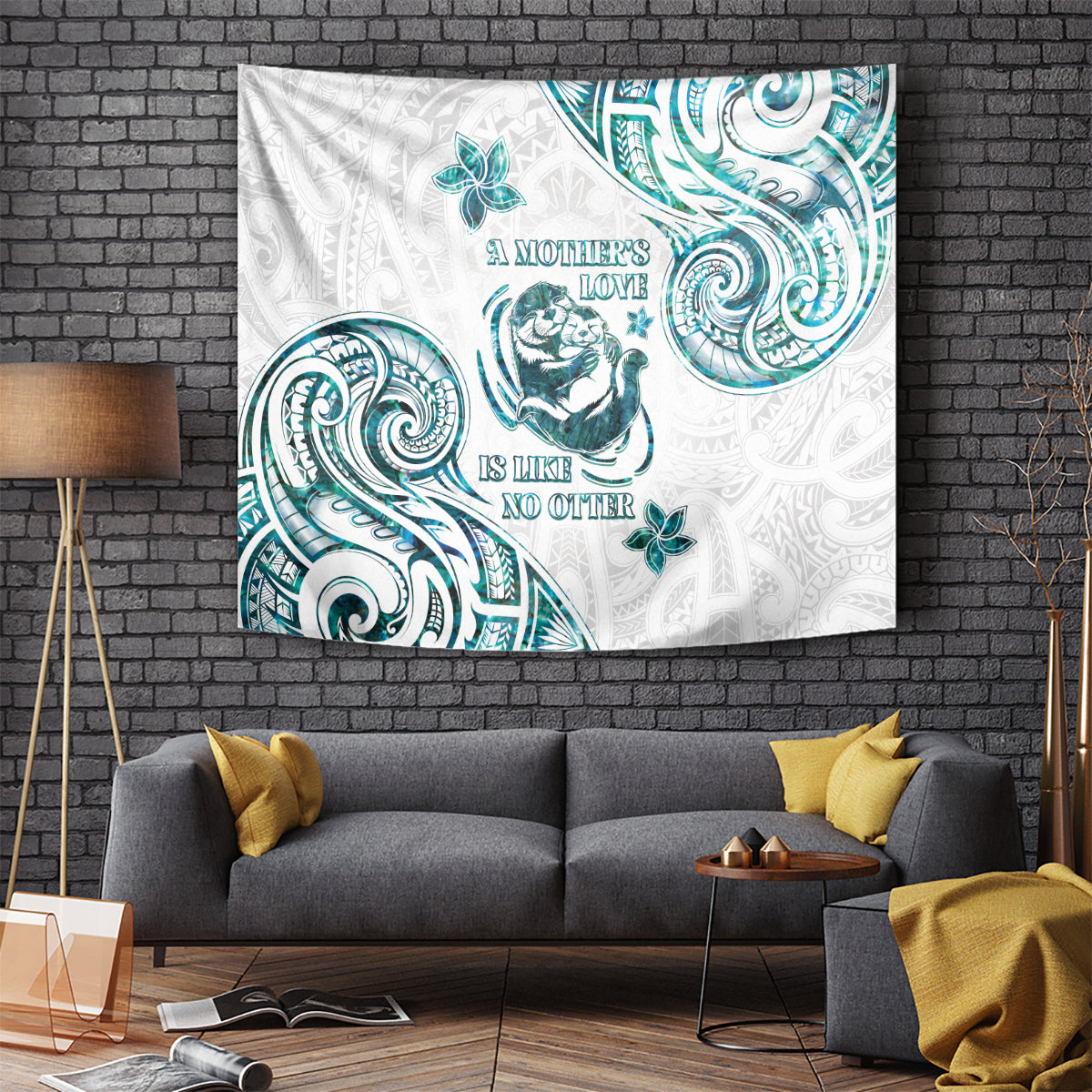 New Zealand Aotearoa Hari Ra Mama Tapestry A Mother's Love Is Like No Otter LT05 - Polynesian Pride