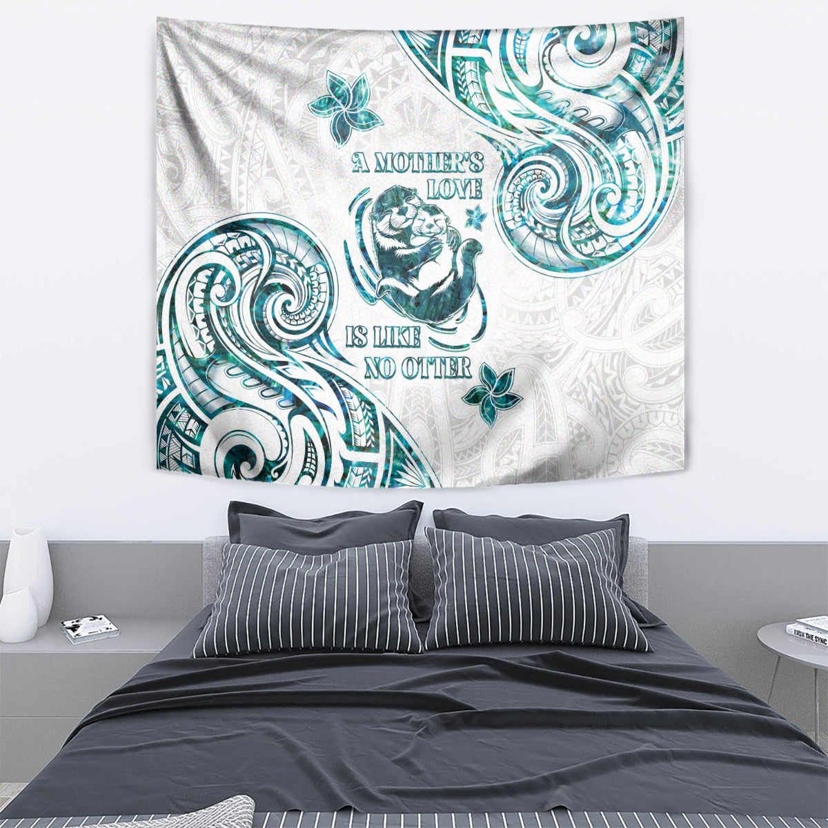 New Zealand Aotearoa Hari Ra Mama Tapestry A Mother's Love Is Like No Otter LT05 - Polynesian Pride