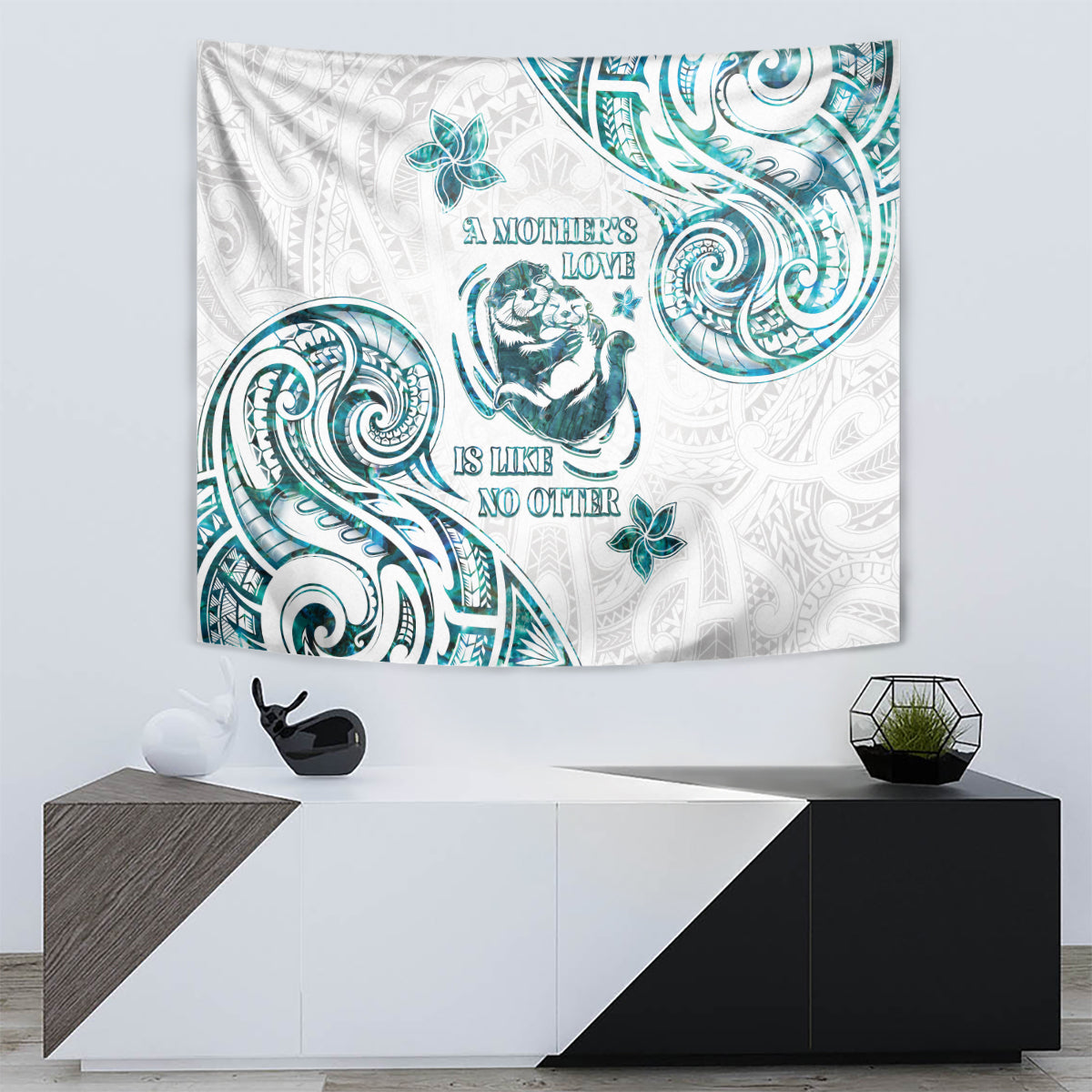 New Zealand Aotearoa Hari Ra Mama Tapestry A Mother's Love Is Like No Otter LT05 - Polynesian Pride