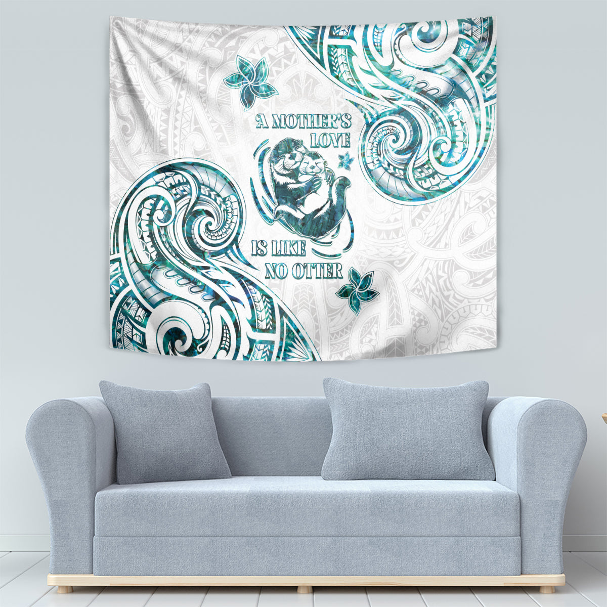 New Zealand Aotearoa Hari Ra Mama Tapestry A Mother's Love Is Like No Otter LT05 - Polynesian Pride
