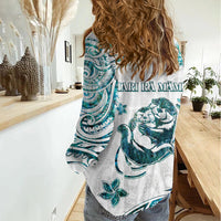 New Zealand Aotearoa Hari Ra Mama Women Casual Shirt A Mother's Love Is Like No Otter