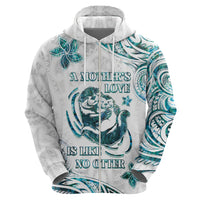 New Zealand Aotearoa Hari Ra Mama Zip Hoodie A Mother's Love Is Like No Otter
