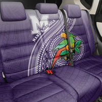 Manua High School Back Car Seat Cover Polynesian Tribal Pattern