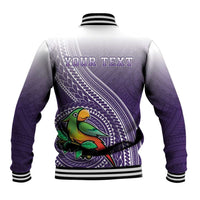 Personalized Manua High School Baseball Jacket Polynesian Tribal Pattern LT05 - Polynesian Pride