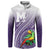 Personalized Manua High School Button Sweatshirt Polynesian Tribal Pattern