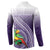Personalized Manua High School Button Sweatshirt Polynesian Tribal Pattern