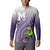 Personalized Manua High School Button Sweatshirt Polynesian Tribal Pattern