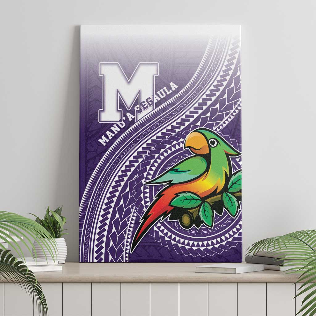 Manua High School Canvas Wall Art Polynesian Tribal Pattern LT05 - Polynesian Pride