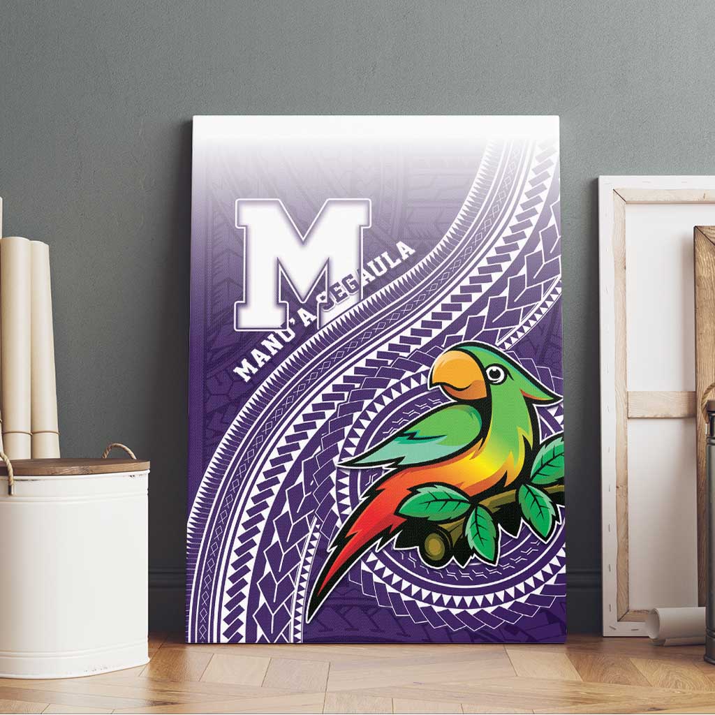 Manua High School Canvas Wall Art Polynesian Tribal Pattern LT05 - Polynesian Pride