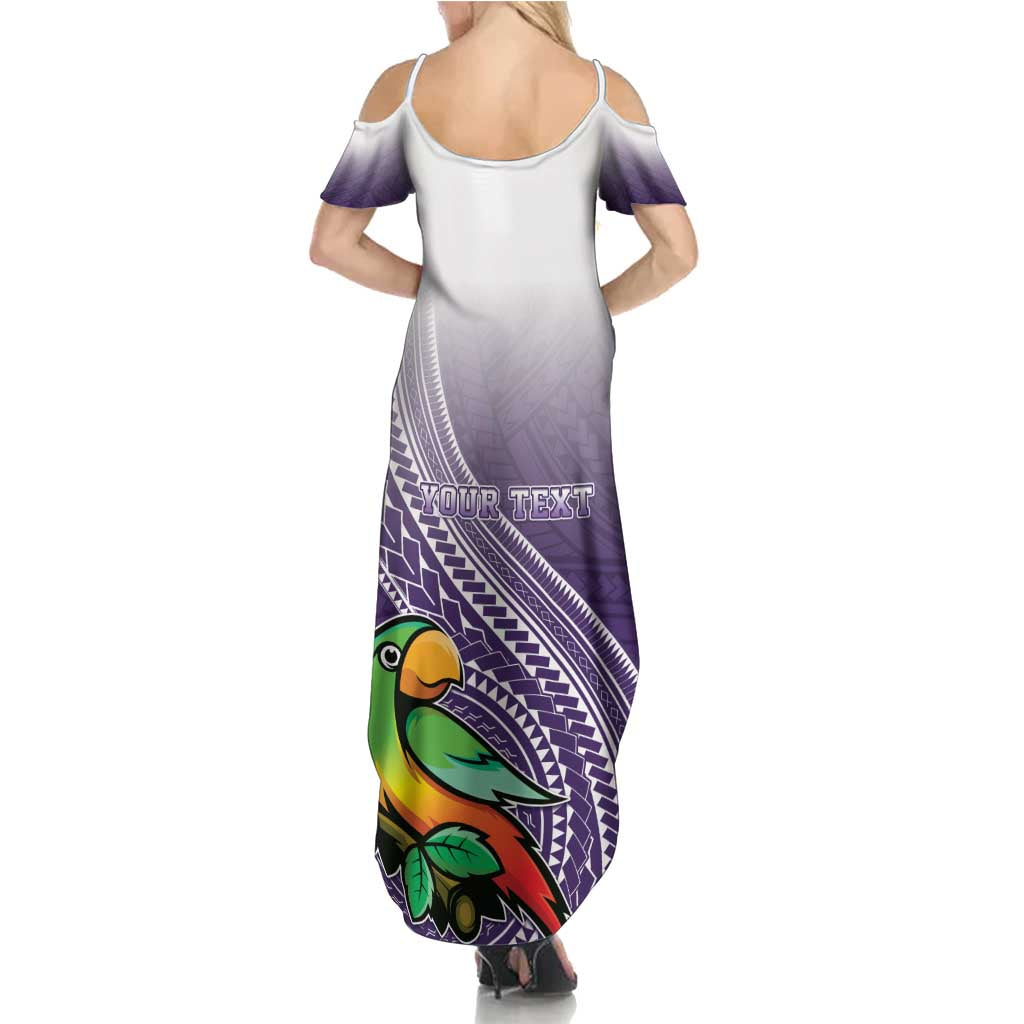 Personalized Manua High School Family Matching Summer Maxi Dress and Hawaiian Shirt Polynesian Tribal Pattern LT05 - Polynesian Pride