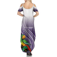 Personalized Manua High School Family Matching Summer Maxi Dress and Hawaiian Shirt Polynesian Tribal Pattern LT05 - Polynesian Pride