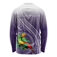 Personalized Manua High School Long Sleeve Shirt Polynesian Tribal Pattern LT05 - Polynesian Pride