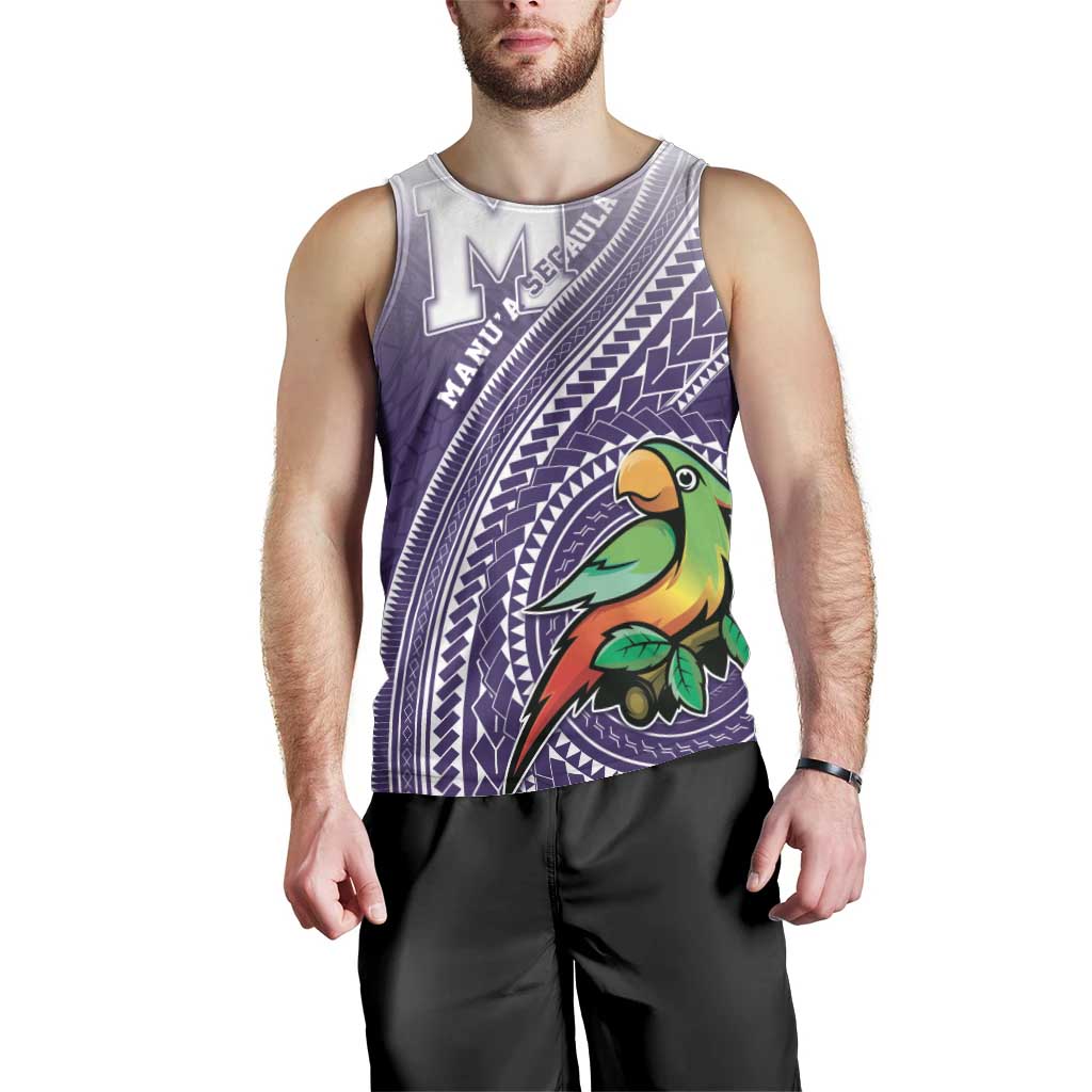 Personalized Manua High School Men Tank Top Polynesian Tribal Pattern LT05 - Polynesian Pride