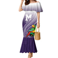 Personalized Manua High School Mermaid Dress Polynesian Tribal Pattern