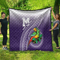 Manua High School Quilt Polynesian Tribal Pattern