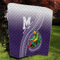 Manua High School Quilt Polynesian Tribal Pattern