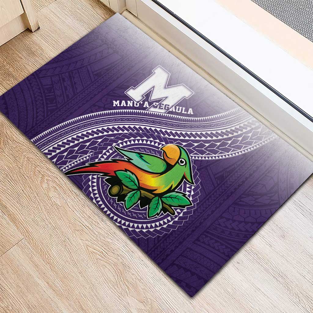 Manua High School Rubber Doormat Polynesian Tribal Pattern LT05 - Polynesian Pride