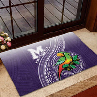 Manua High School Rubber Doormat Polynesian Tribal Pattern LT05 - Polynesian Pride