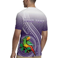 Personalized Manua High School Rugby Jersey Polynesian Tribal Pattern