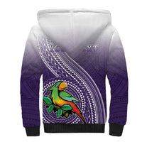 Personalized Manua High School Sherpa Hoodie Polynesian Tribal Pattern LT05 - Polynesian Pride