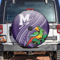 Manua High School Spare Tire Cover Polynesian Tribal Pattern