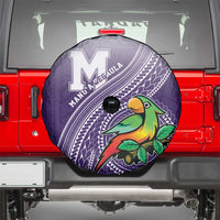 Manua High School Spare Tire Cover Polynesian Tribal Pattern