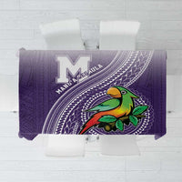 Manua High School Tablecloth Polynesian Tribal Pattern LT05 Purple - Polynesian Pride