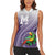 Personalized Manua High School Women Sleeveless Polo Shirt Polynesian Tribal Pattern