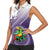 Personalized Manua High School Women Sleeveless Polo Shirt Polynesian Tribal Pattern