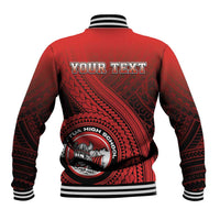 Personalized Fagaitua High School Baseball Jacket Polynesian Tribal Pattern