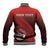 Personalized Fagaitua High School Baseball Jacket Polynesian Tribal Pattern