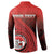 Personalized Fagaitua High School Button Sweatshirt Polynesian Tribal Pattern