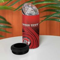 Personalized Fagaitua High School 4 in 1 Can Cooler Tumbler Polynesian Tribal Pattern LT05 - Polynesian Pride