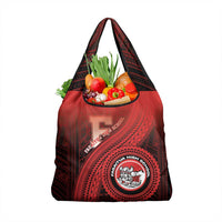 Fagaitua High School Grocery Bag Polynesian Tribal Pattern LT05 1-pack One Size Red - Polynesian Pride