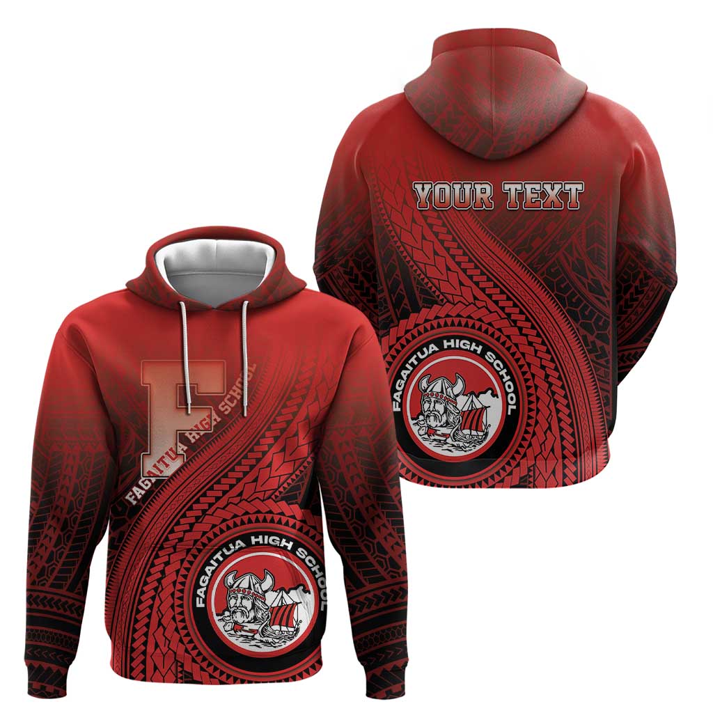 Personalized Fagaitua High School Hoodie Polynesian Tribal Pattern