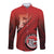 Personalized Fagaitua High School Long Sleeve Button Shirt Polynesian Tribal Pattern