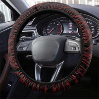 Fagaitua High School Steering Wheel Cover Polynesian Tribal Pattern LT05 - Polynesian Pride