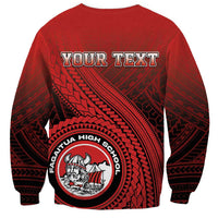 Personalized Fagaitua High School Sweatshirt Polynesian Tribal Pattern
