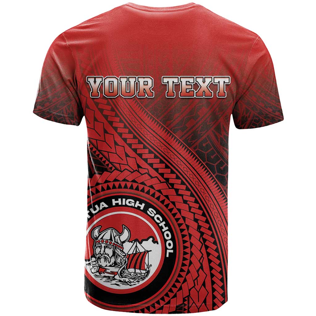 Personalized Fagaitua High School T Shirt Polynesian Tribal Pattern