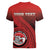 Personalized Fagaitua High School Women V-Neck T-Shirt Polynesian Tribal Pattern