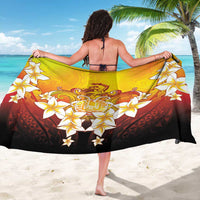 Tahiti Heiva Festival Sarong Tahitian Vahine Plumeria Flowers