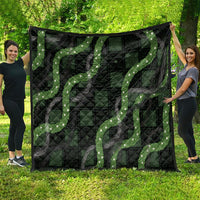 Hawaiian Quilt Quilt Pele Hair Hinahina Lei Black Version LT05 - Polynesian Pride