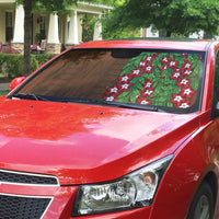 Tonga Language Week Auto Sun Shade Heilala Floral Brown
