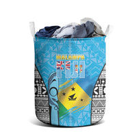 Malampa Fiji Day 2026 Laundry Basket Unique Style LT05 - Polynesian Pride