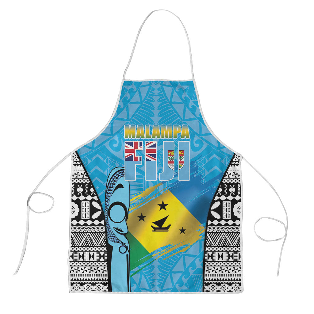 Malampa Fiji Day 2026 Apron Unique Style LT05 Blue - Polynesian Pride