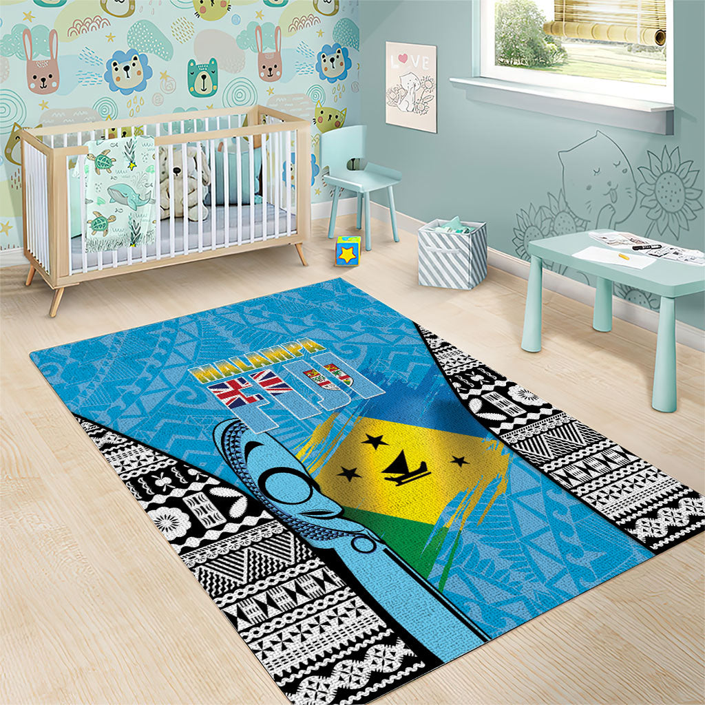 Malampa Fiji Day 2026 Area Rug Unique Style LT05 - Polynesian Pride
