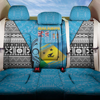 Malampa Fiji Day 2026 Back Car Seat Cover Unique Style LT05 One Size Blue - Polynesian Pride
