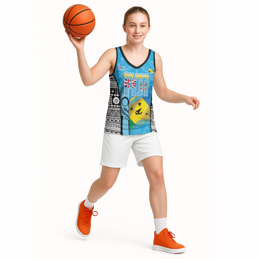 Personalised Malampa Fiji Day 2026 Basketball Jersey Unique Style LT05 - Polynesian Pride
